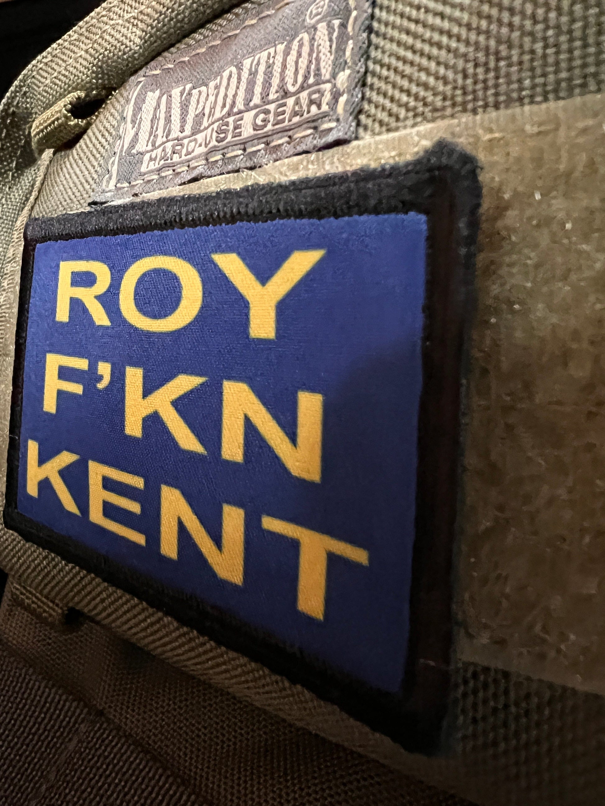 Coach Lasso ROY F'KN KENT Velcro Morale Patch Morale Patches Redheaded T Shirts