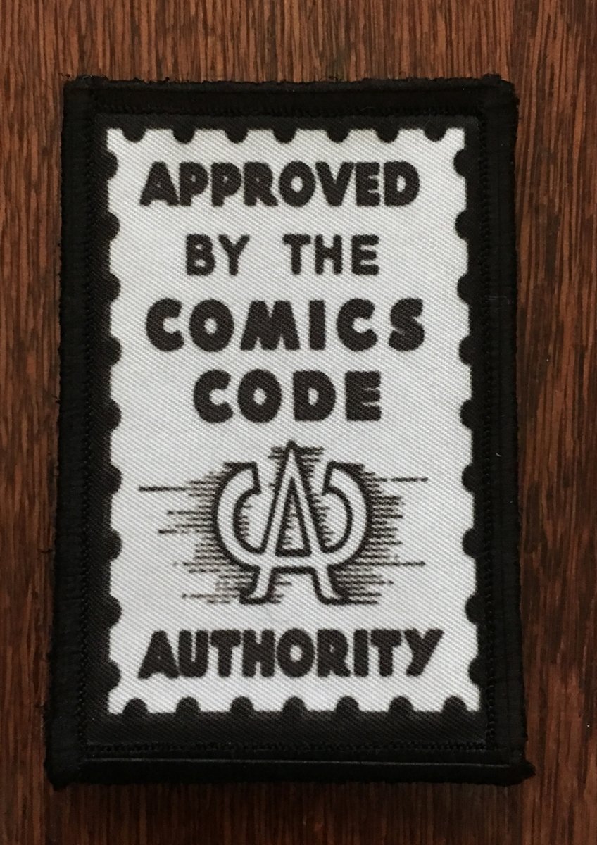 Comics Code Morale Patch Morale Patches Redheaded T Shirts