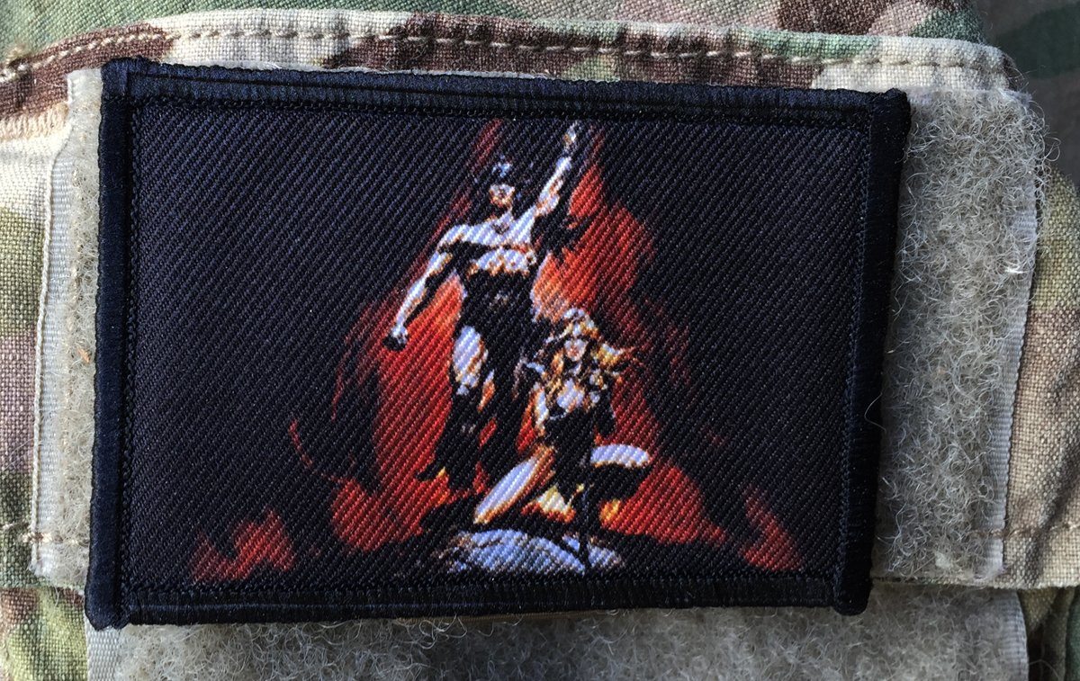 Conan The Barbarian Movie Poster Morale Patch Morale Patches Redheaded T Shirts