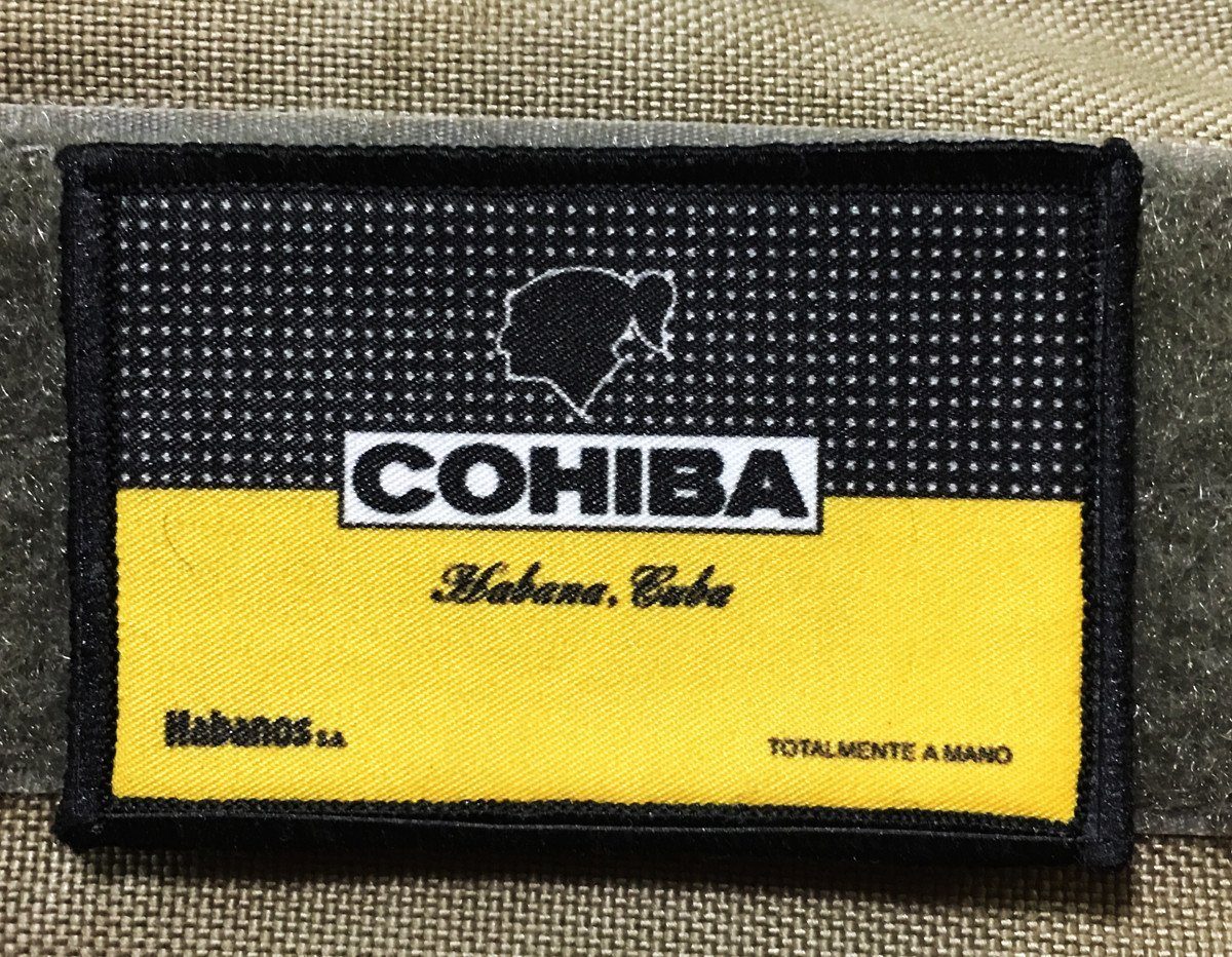 Cuban Cohiba Cigar Morale Patch Morale Patches Redheaded T Shirts