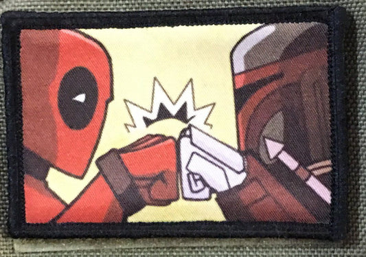 Deadpool Boba Fett Bounty Hunters Morale Patch Morale Patches Redheaded T Shirts