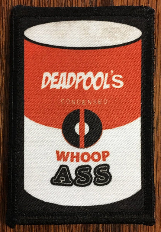 Deadpool Condensed Whoop Ass Morale Patch Morale Patches Redheaded T Shirts