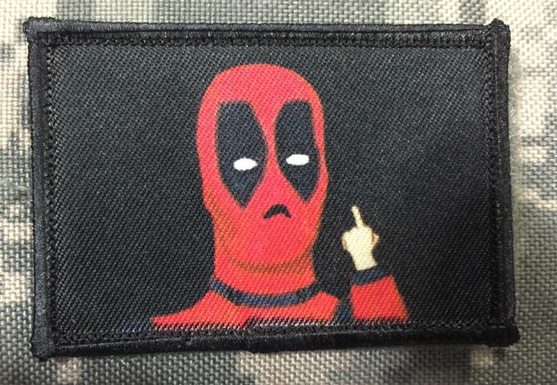 Deadpool Regrowing Hand Morale Patch Morale Patches Redheaded T Shirts