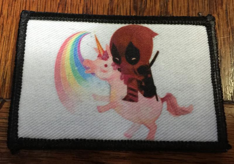 Deadpool Unicorn Morale Patch Morale Patches Redheaded T Shirts