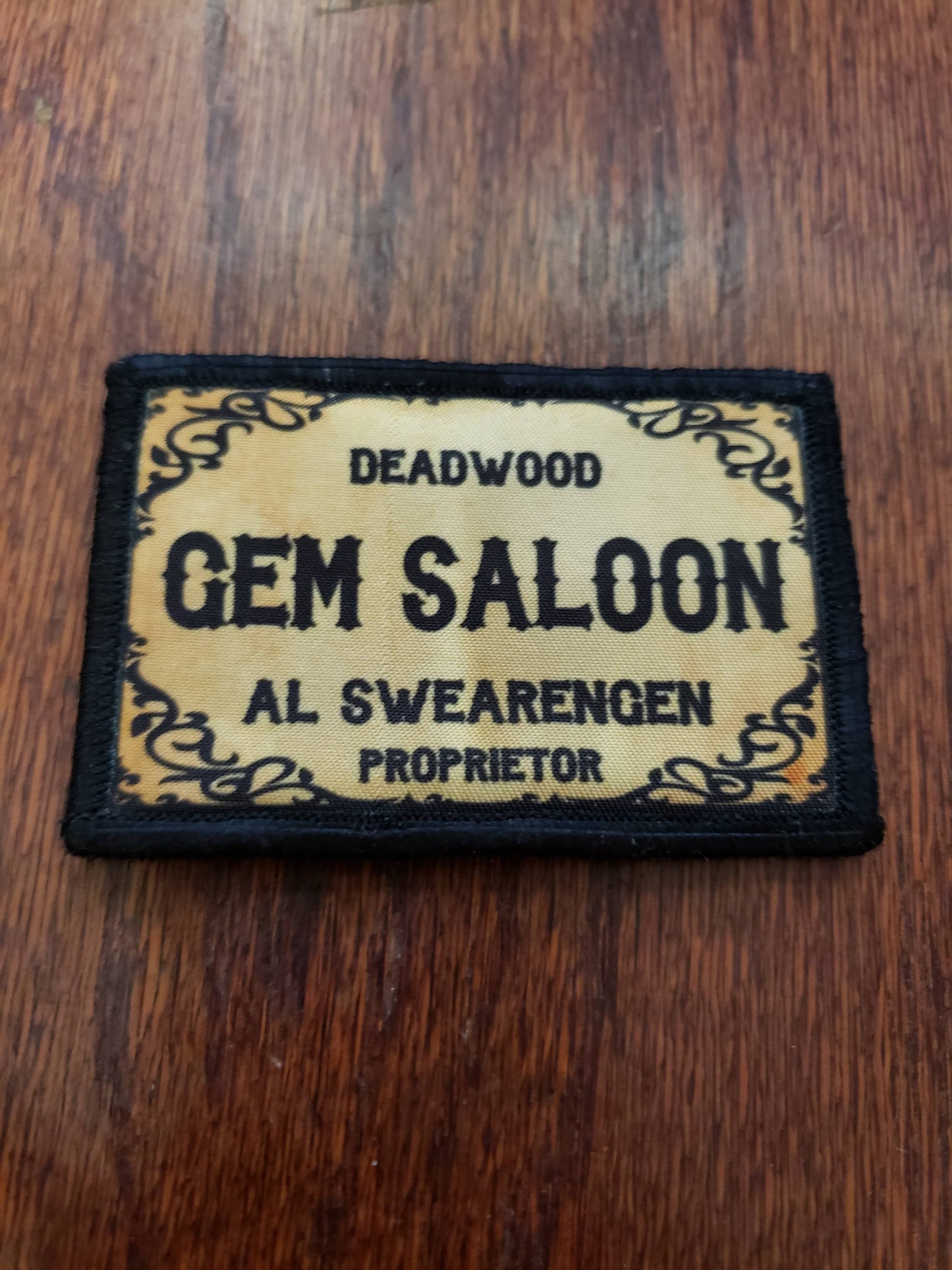Deadwood Gem Saloon Sign Morale Patch Morale Patches Redheaded T Shirts