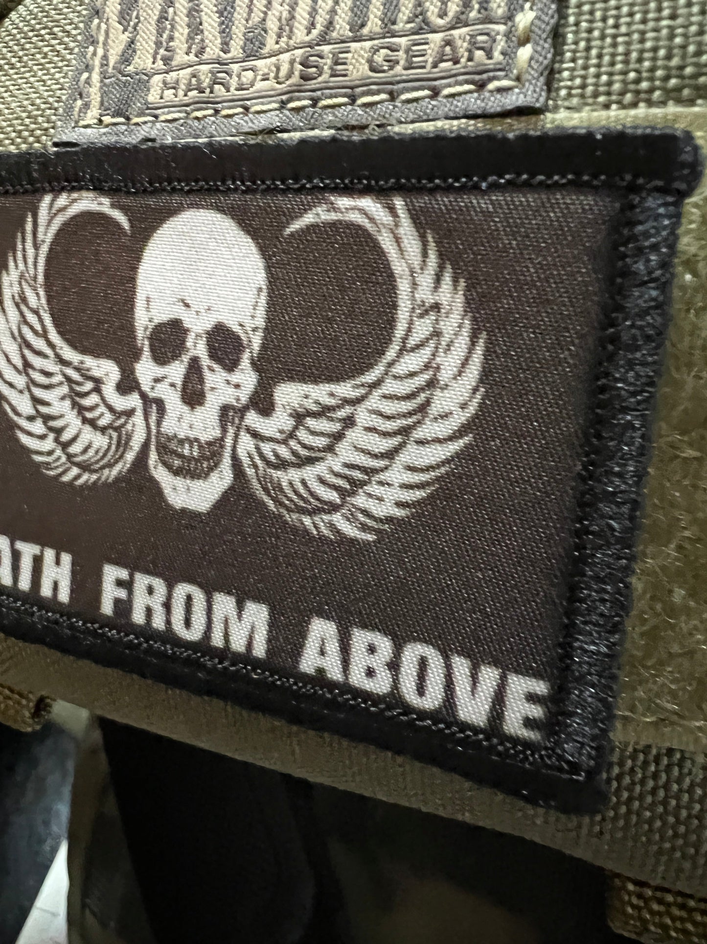 Death From Above Velcro Morale Patch Morale Patches Redheaded T Shirts