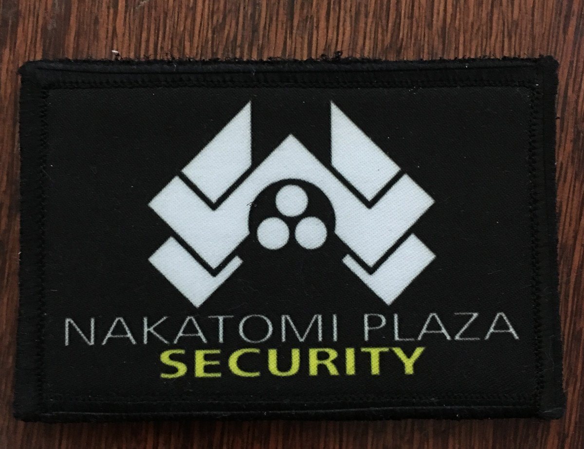 Die Hard Nakatomi Plaza Morale Patch Morale Patches Redheaded T Shirts