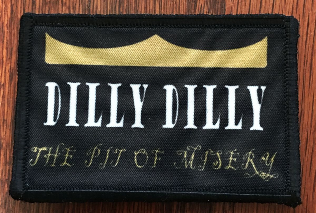 Dilly Dilly Pit of Misery Morale Patch Morale Patches Redheaded T Shirts