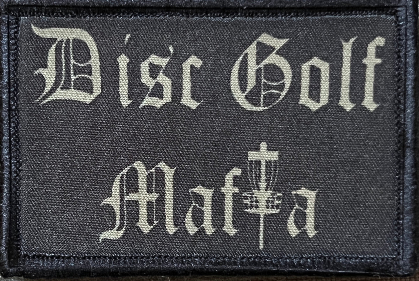 Disc Golf Mafia Morale Patch Morale Patches Redheaded T Shirts