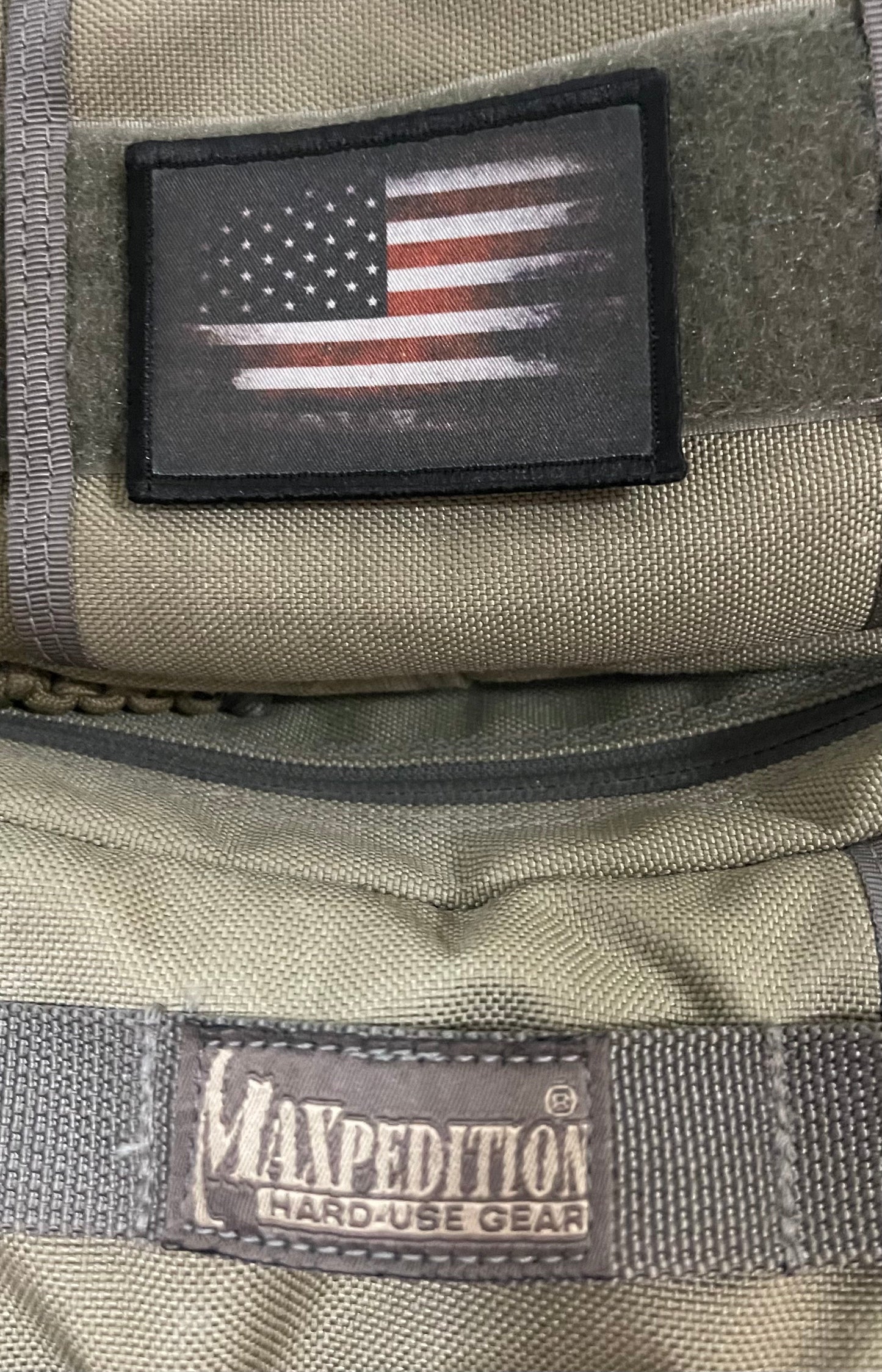 Distressed American Flag Morale Patch Morale Patches Redheaded T Shirts
