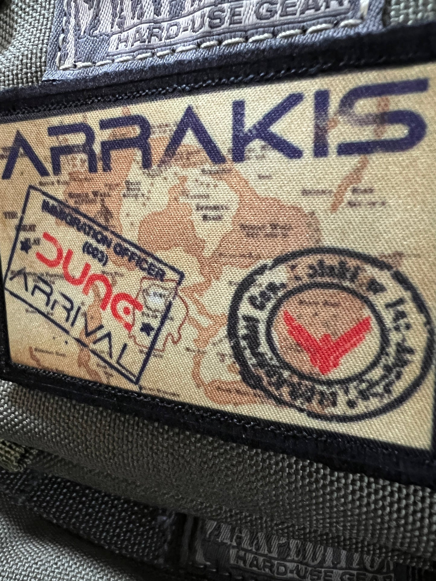 Dune Arrakis Passport Stamp Morale Patch Morale Patches Redheaded T Shirts