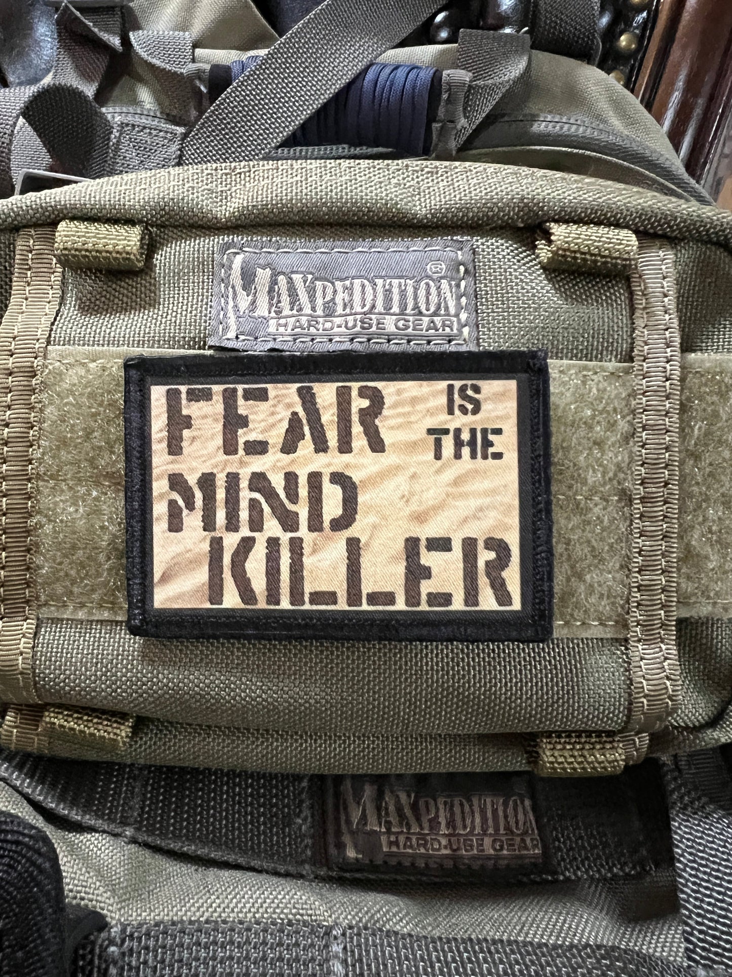 Dune "Fear is the Mind Killer" Morale Patch Morale Patches Redheaded T Shirts