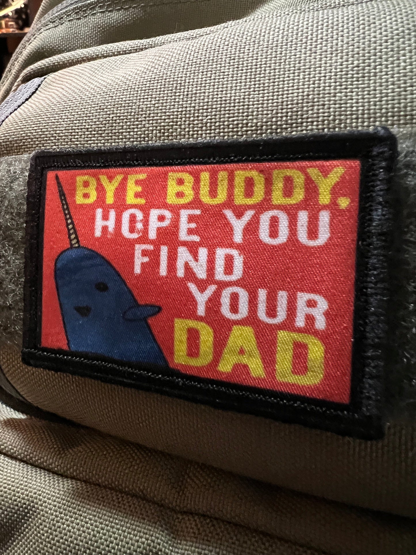 Elf Movie Mr. Narwhal Morale Patch Morale Patches Redheaded T Shirts