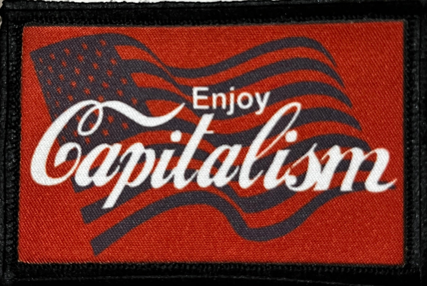 Enjoy Capitalism Morale Patch Morale Patches Redheaded T Shirts