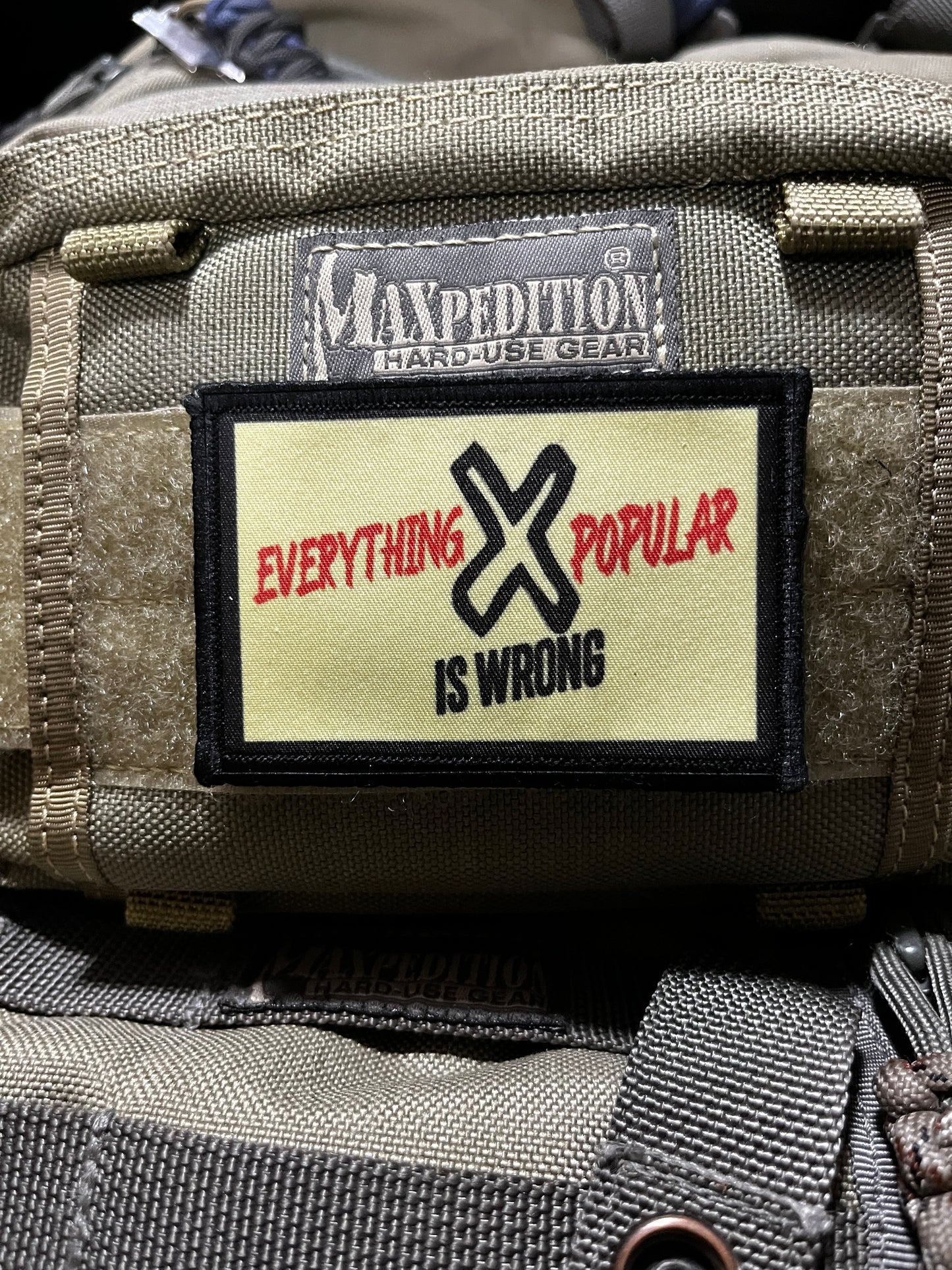 Everything Popular is Wrong Morale Patch Morale Patches Redheaded T Shirts