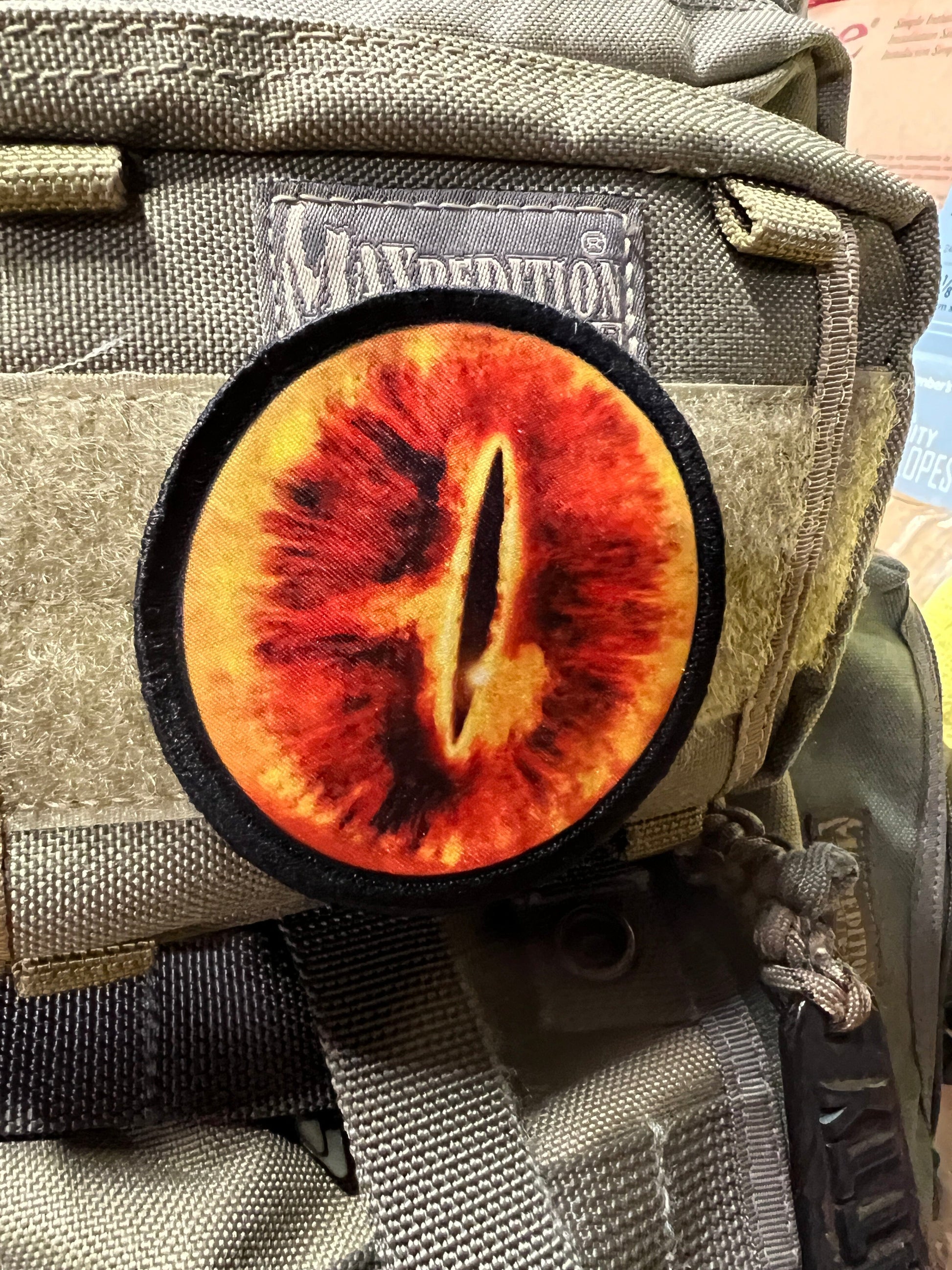 Eye of Sauron Morale Patch Morale Patches Redheaded T Shirts