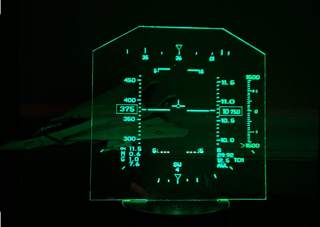F14 Tomcat HUD LED Lamp LED LIGHT Redheaded T Shirts