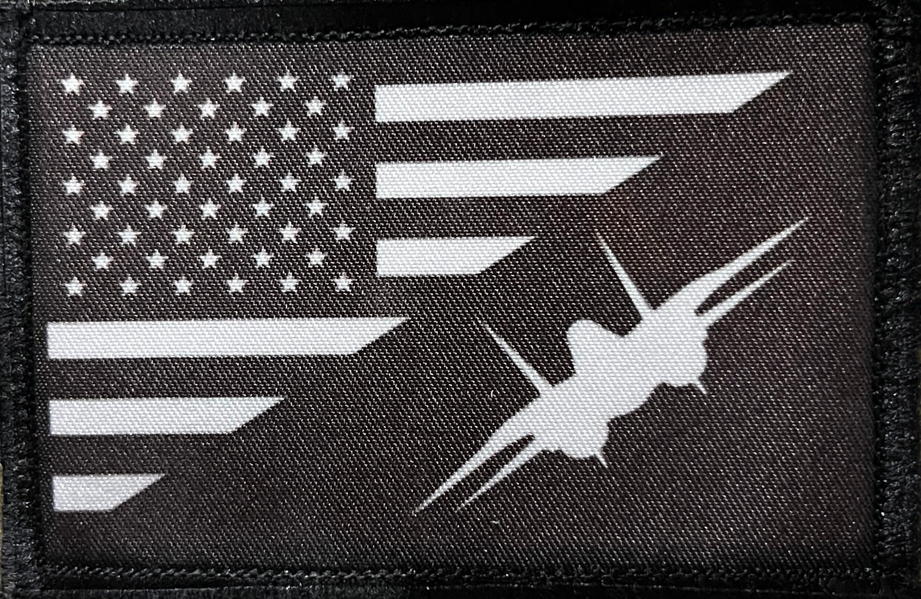 F14 Tomcat / USA Flag Morale Patch Morale Patches Redheaded T Shirts