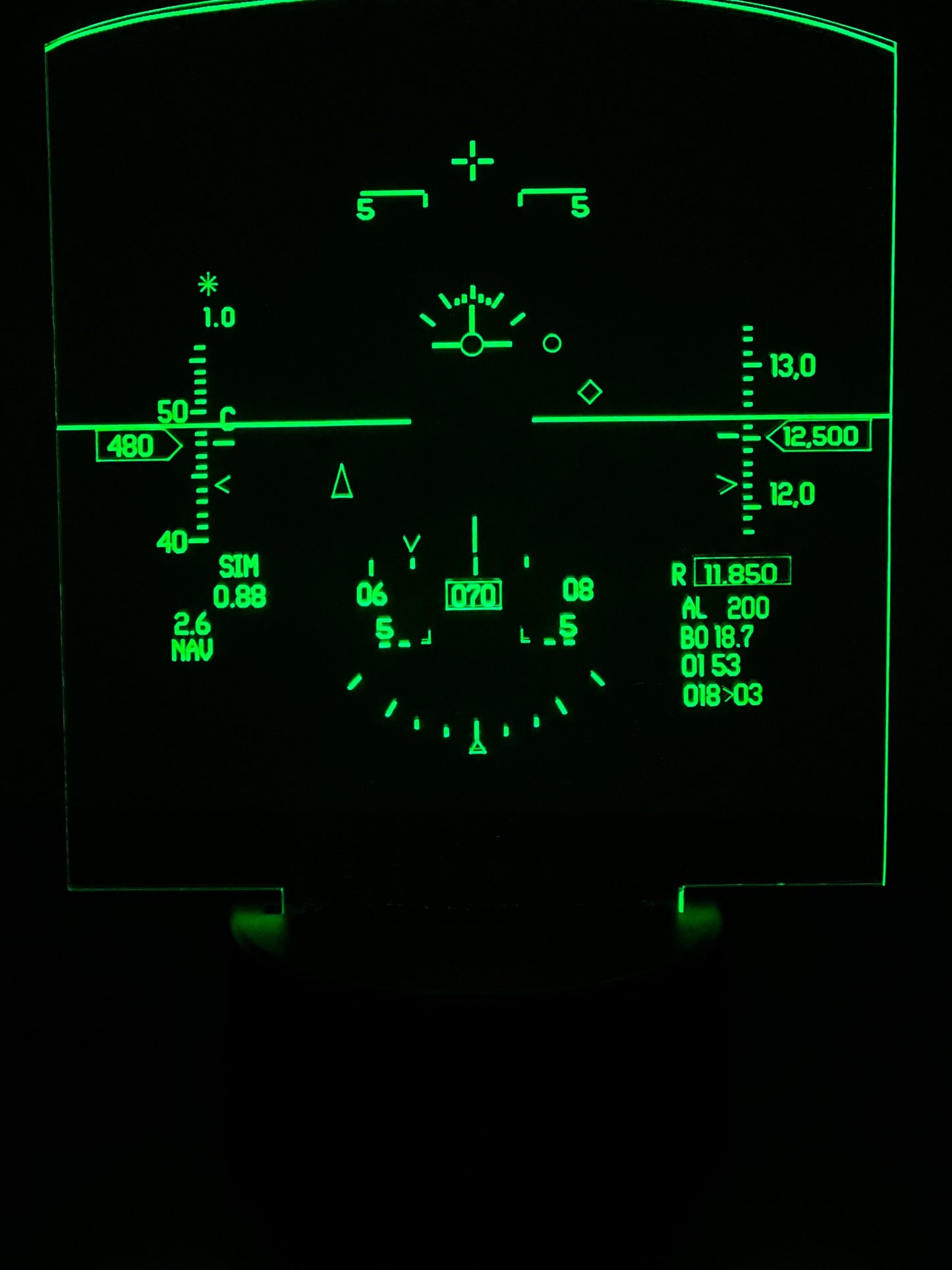 F16 Viper HUD Acrylic LED Sign LED LIGHT Redheaded T Shirts