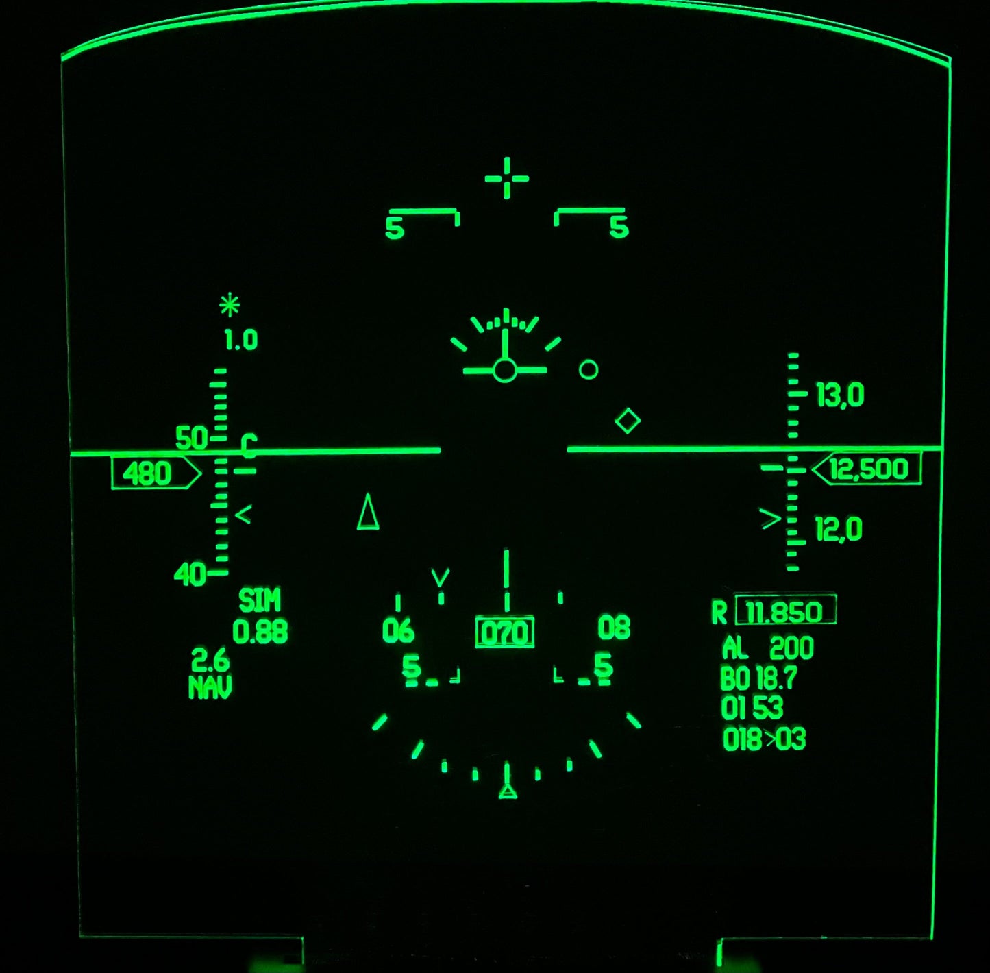 F16 Viper HUD Acrylic LED Sign LED LIGHT Redheaded T Shirts