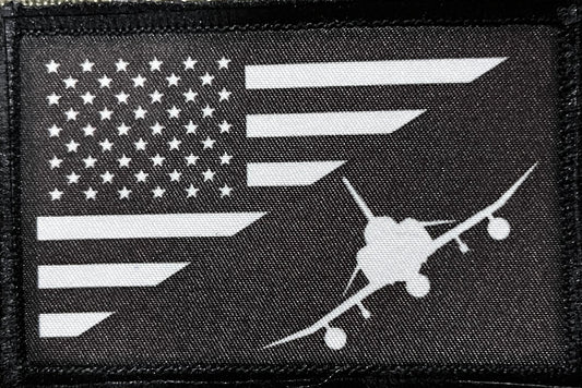 F4 Phantom / USA Flag Morale Patch Morale Patches Redheaded T Shirts