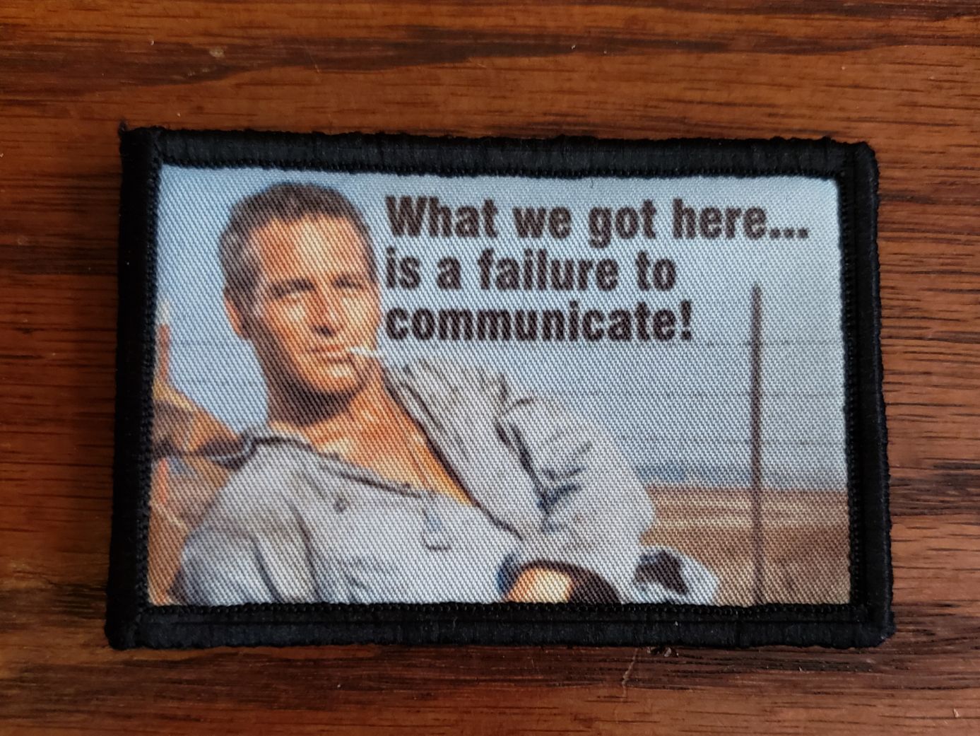 Failure to Communicate Cool Hand Luke Morale Patch Morale Patches Redheaded T Shirts