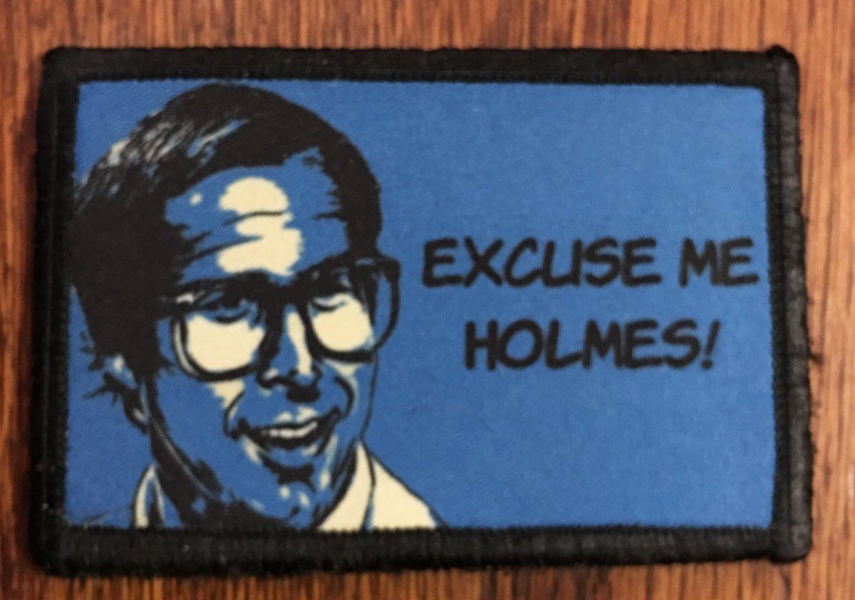 Family Vacation "Excuse Me Holmes" Morale Patch Morale Patches Redheaded T Shirts