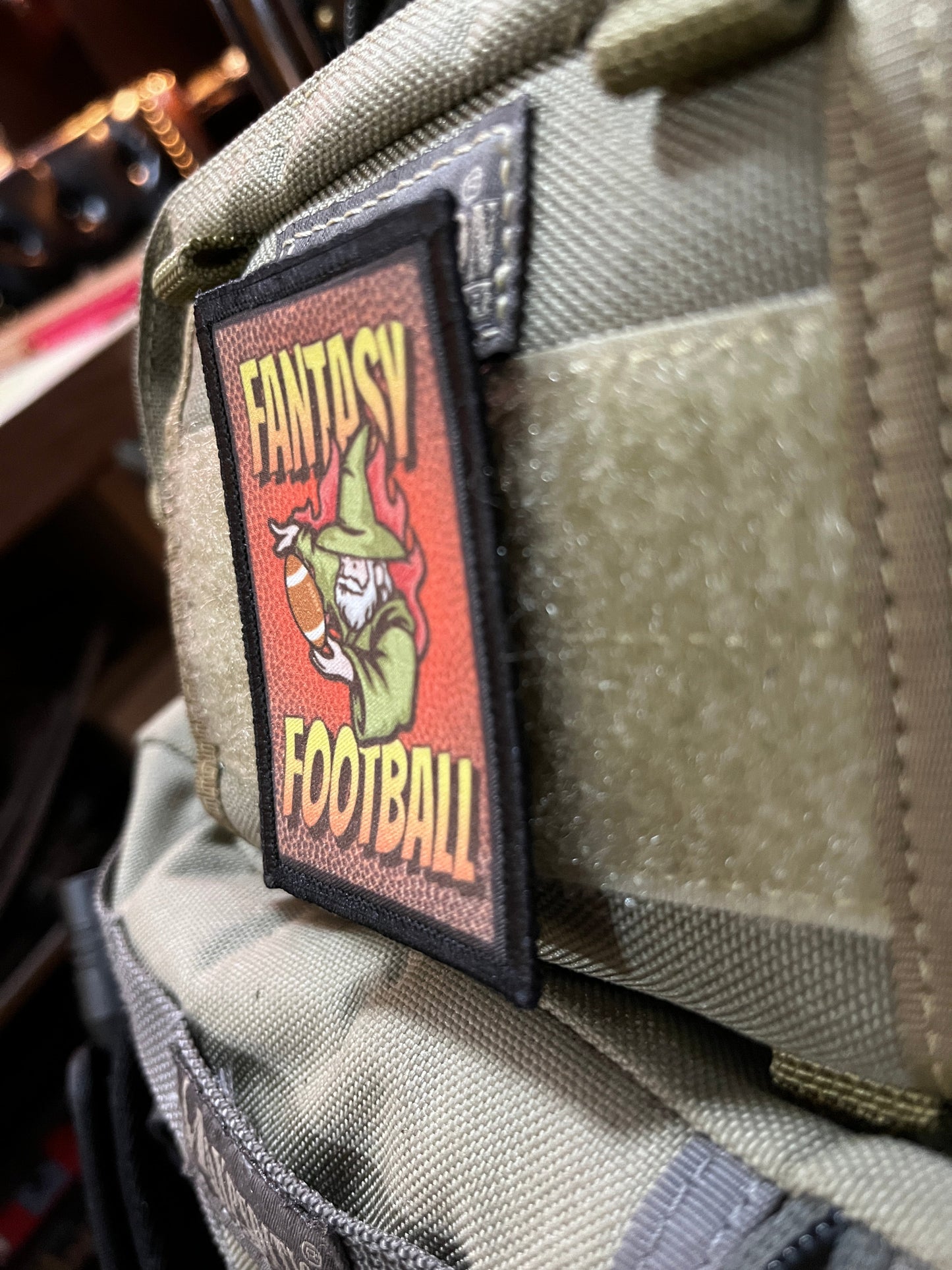 Fantasy Football Wizard Morale Patch Morale Patches Redheaded T Shirts