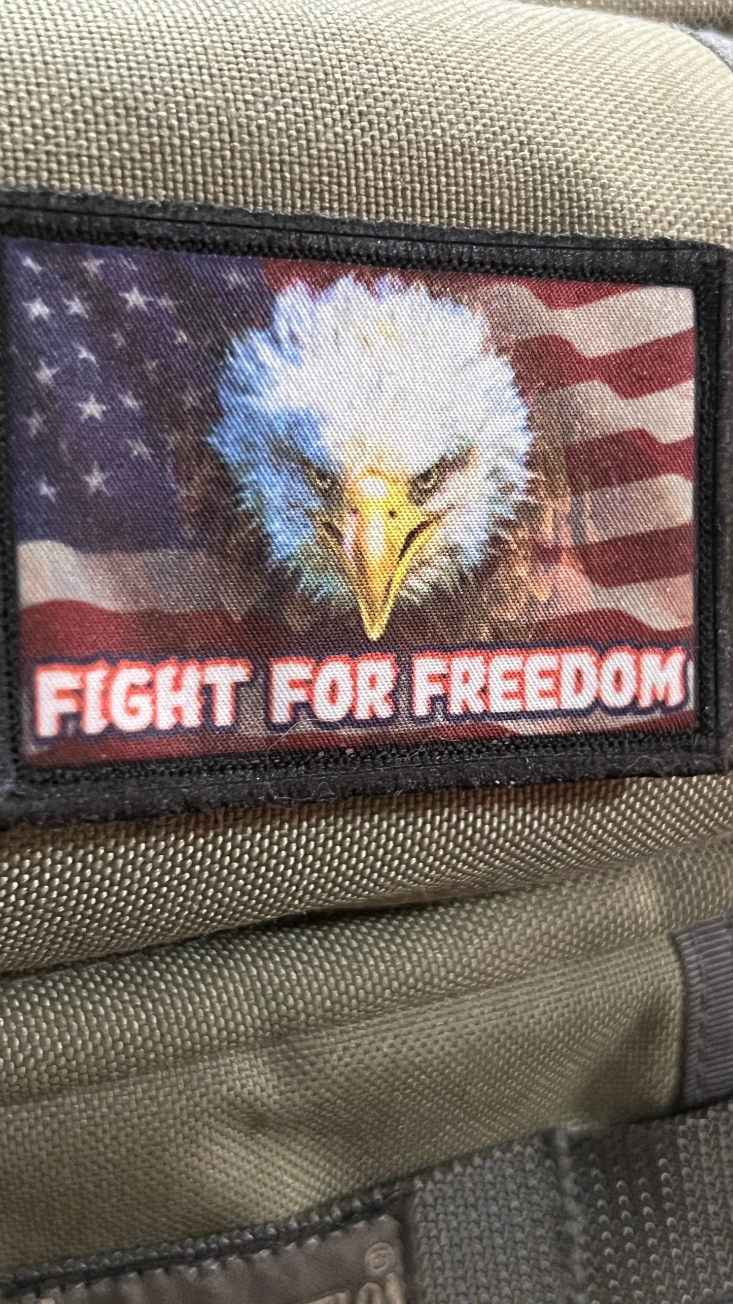 Fight for Freedom Morale Patch Morale Patches Redheaded T Shirts