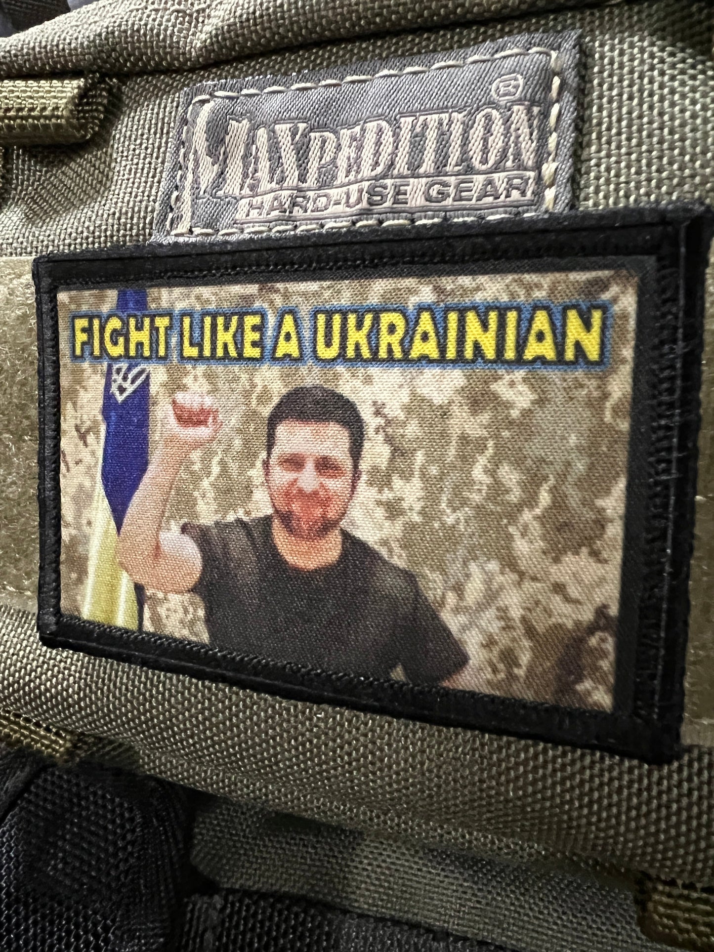 Fight Like A Ukrainian Zelensky Morale Patch Morale Patches Redheaded T Shirts
