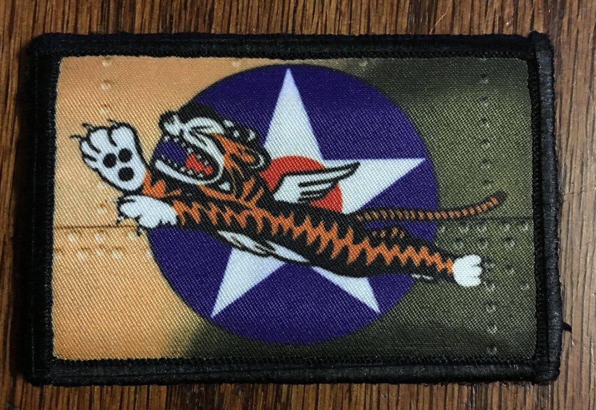 Flying Tigers P-40 Warhawk Morale Patch Morale Patches Redheaded T Shirts