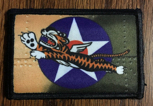 Flying Tigers P-40 Warhawk Morale Patch Morale Patches Redheaded T Shirts