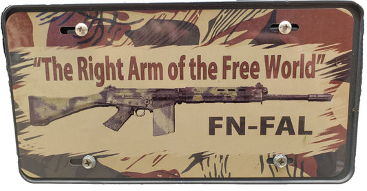 FN FAL License Plate license plate Redheaded T Shirts