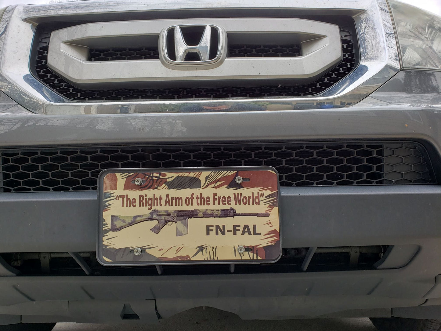 FN FAL License Plate license plate Redheaded T Shirts
