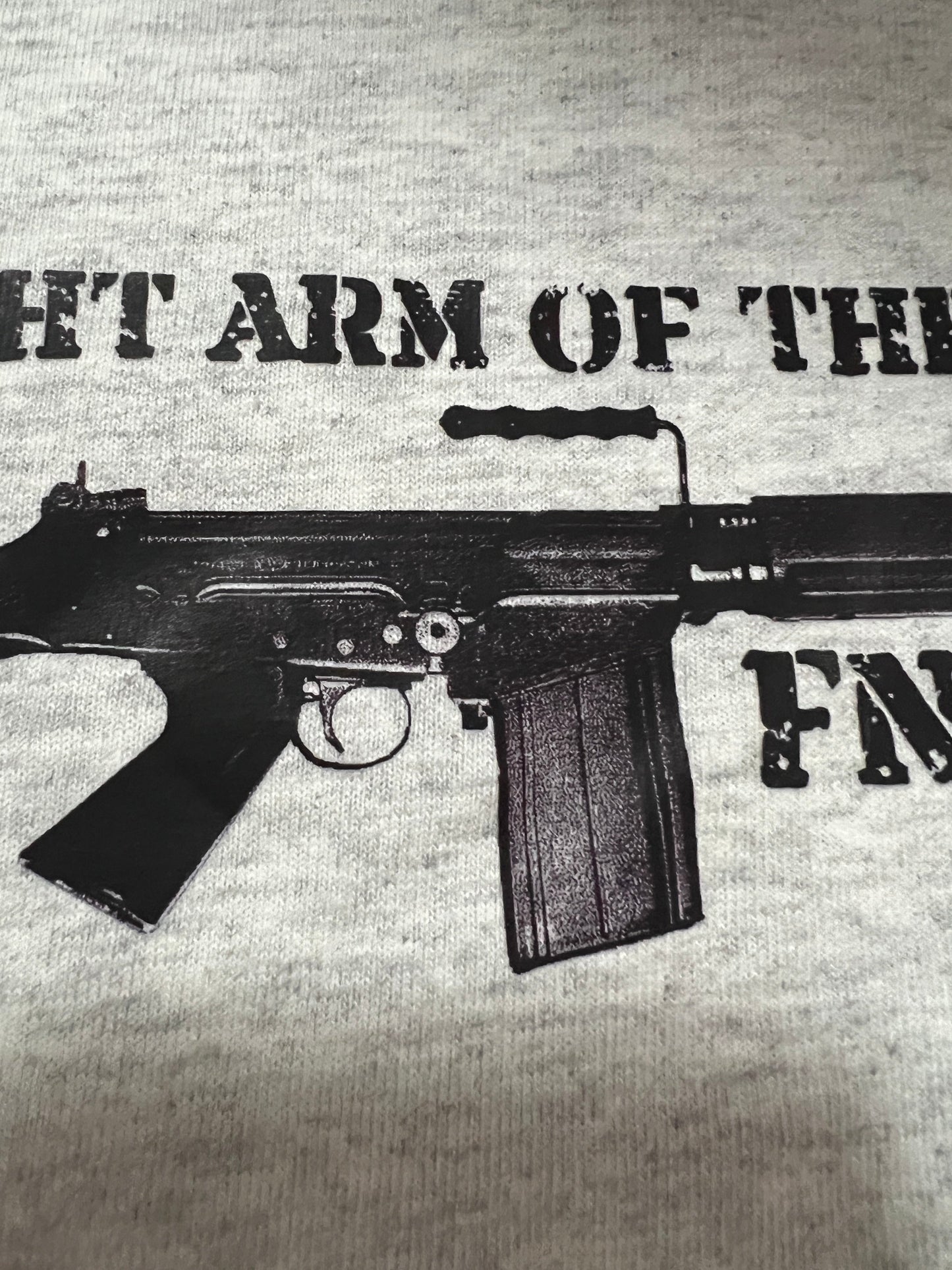 FN FAL Right Arm of the Free World T Shirt T Shirts Redheaded T Shirts 