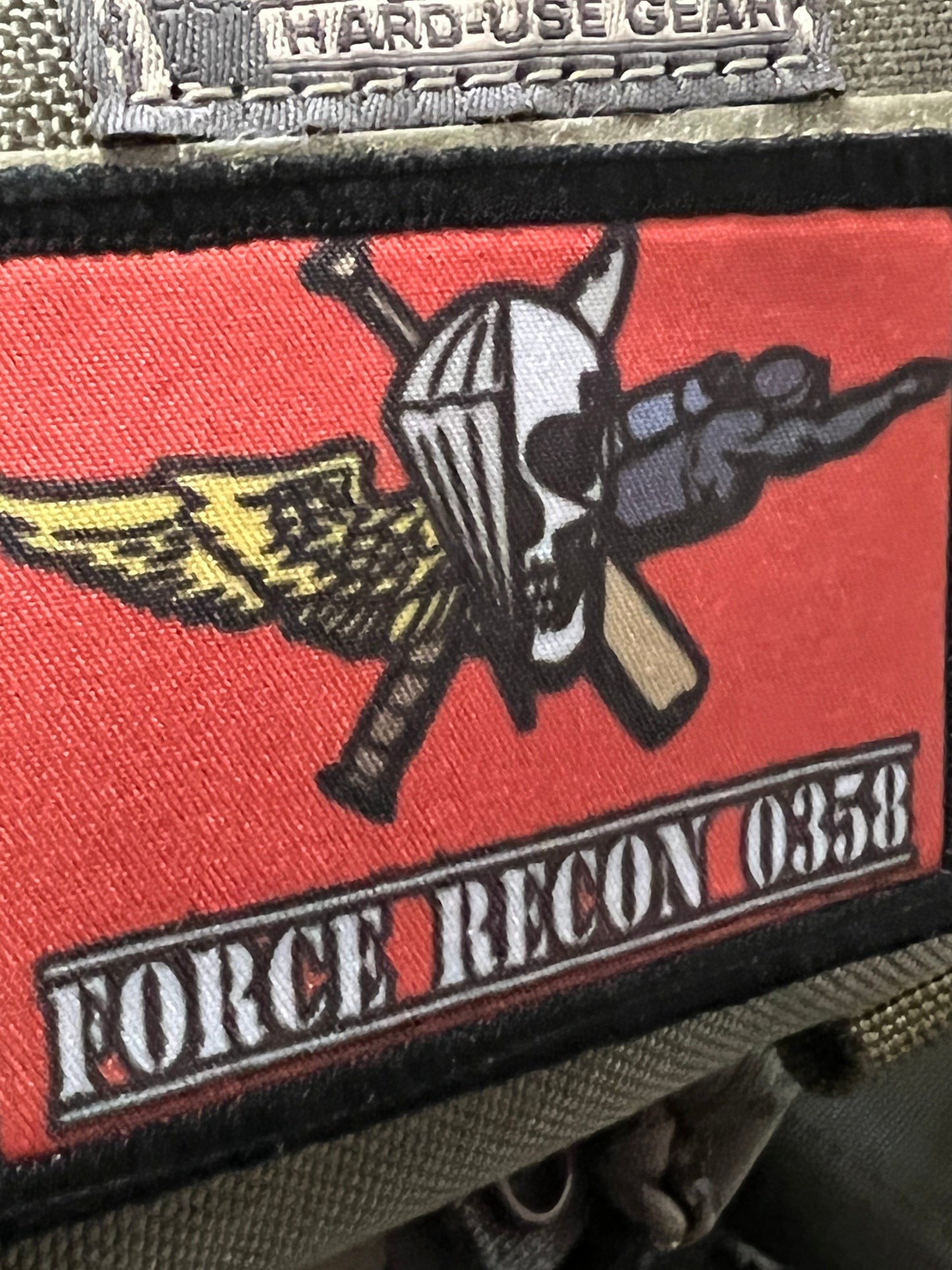 Force Recon 0358 Morale Patch Morale Patches Redheaded T Shirts