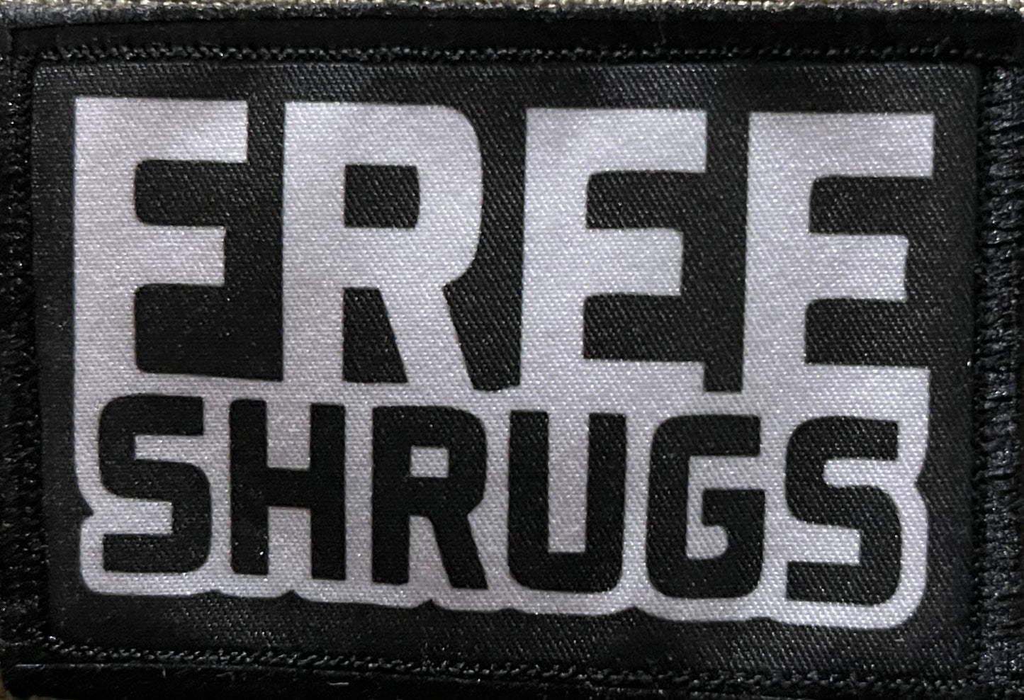 Free Shrugs Morale Patch Morale Patches Redheaded T Shirts