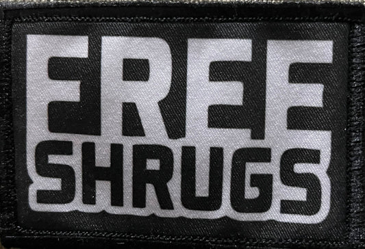 Free Shrugs Morale Patch Morale Patches Redheaded T Shirts