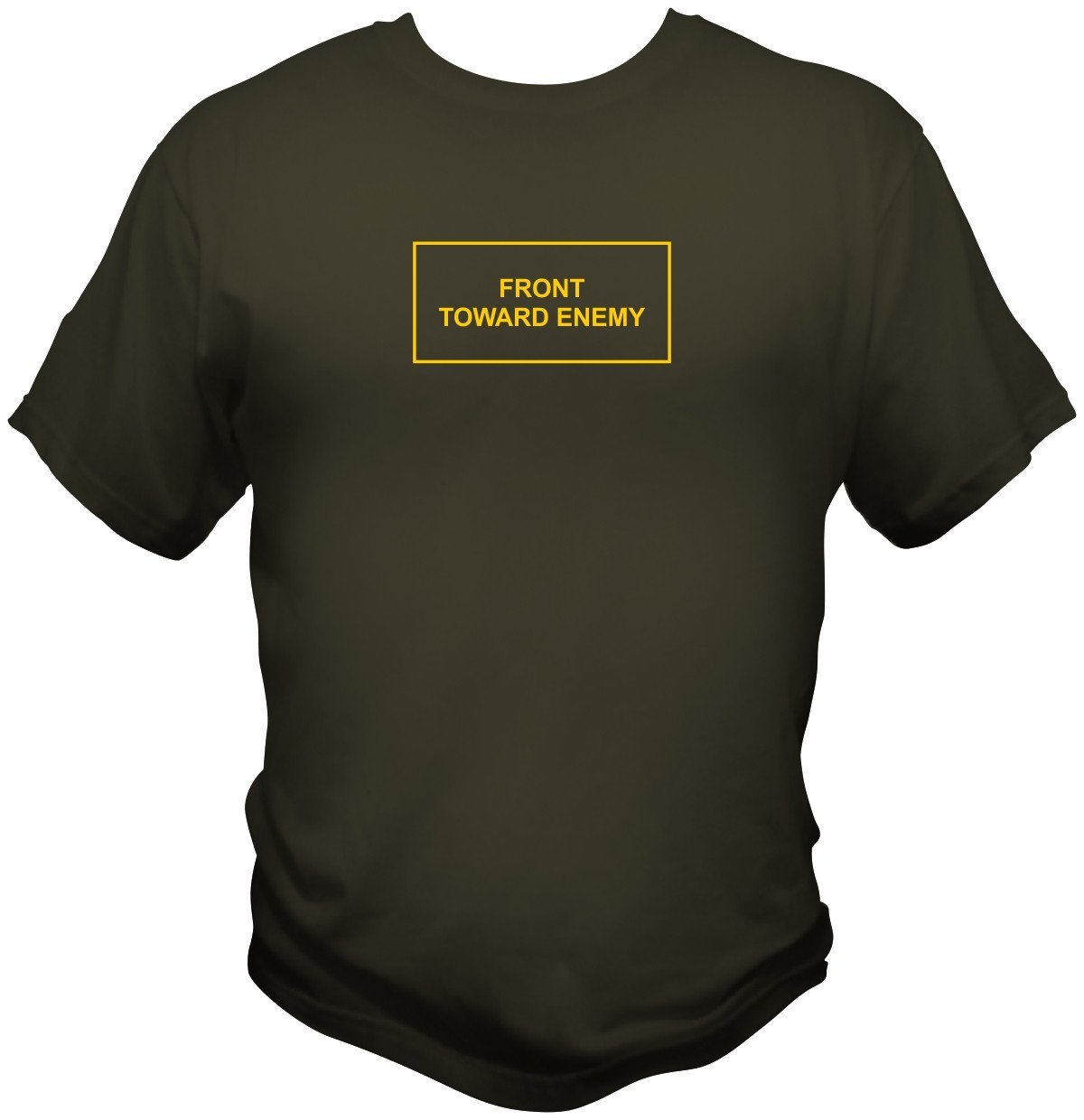 Front Toward Enemy Claymore T Shirt T Shirts Redheaded T Shirts Small Olive Drab