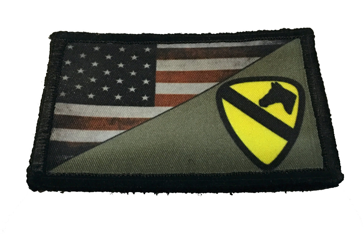 Full Color 1st Cavalry Division Morale Patch Morale Patches Redheaded T Shirts