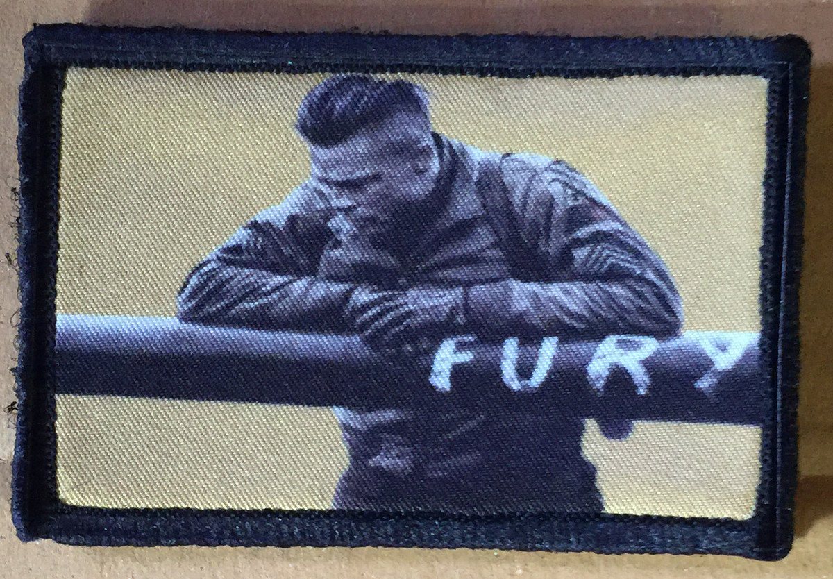 Fury Movie Morale Patch Morale Patches Redheaded T Shirts 