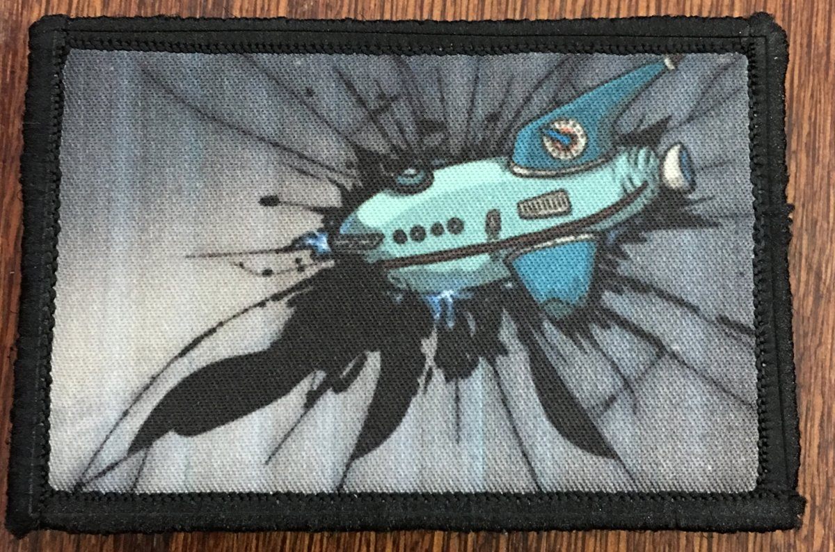 Futurama Crash Morale Patch Morale Patches Redheaded T Shirts