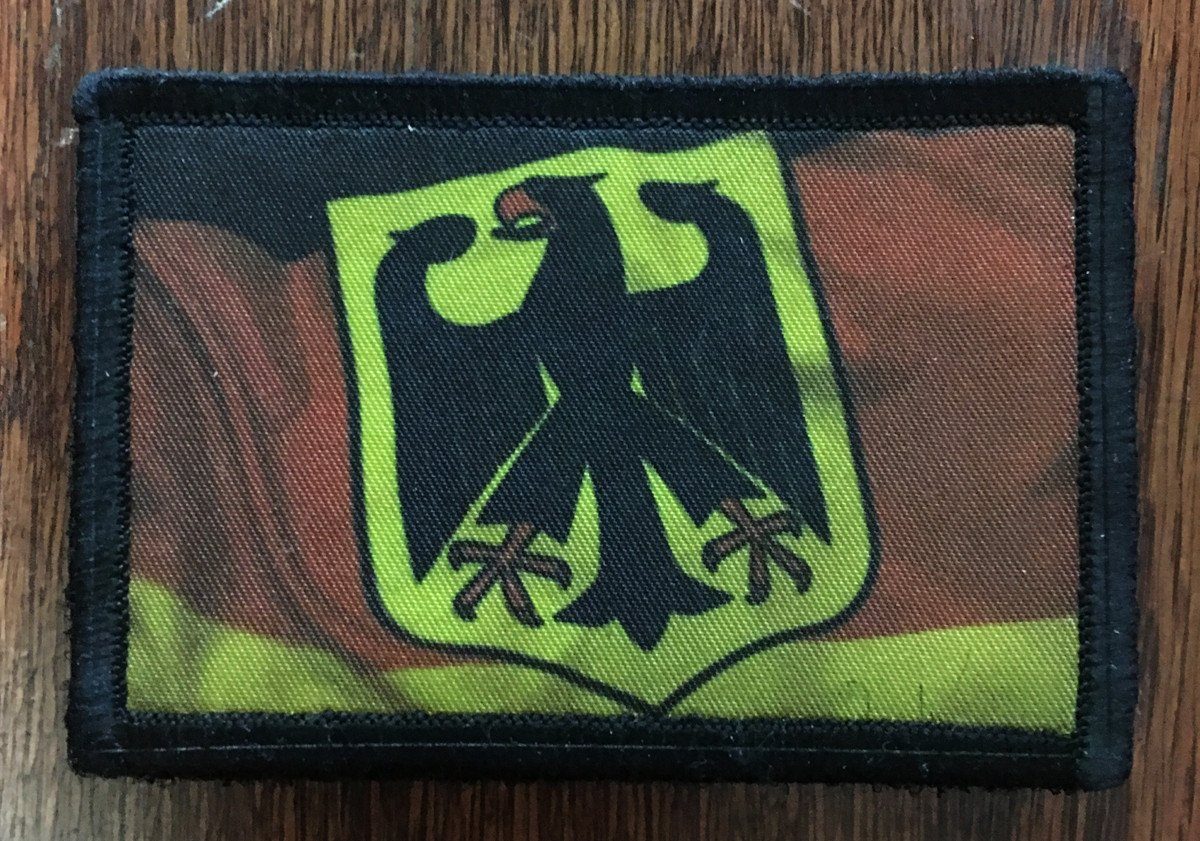 German Flag Morale Patch Morale Patches Redheaded T Shirts 