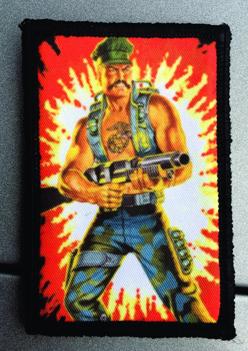 GI Joe 'GUNG HO' Morale Patch Morale Patches Redheaded T Shirts