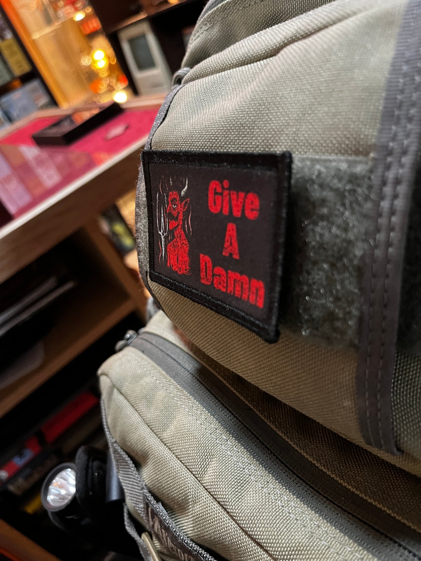 Give A Damn Morale Patch Morale Patches Redheaded T Shirts