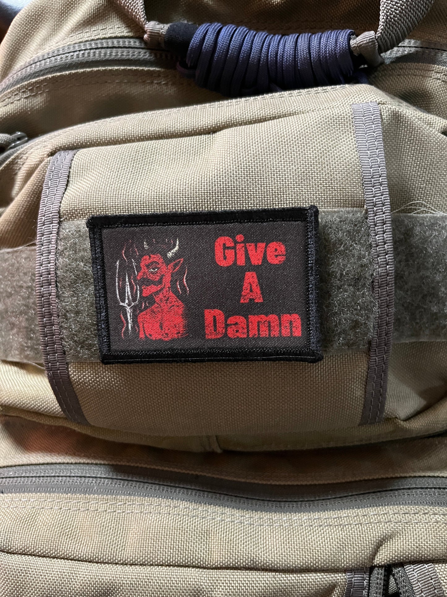 Give A Damn Morale Patch Morale Patches Redheaded T Shirts