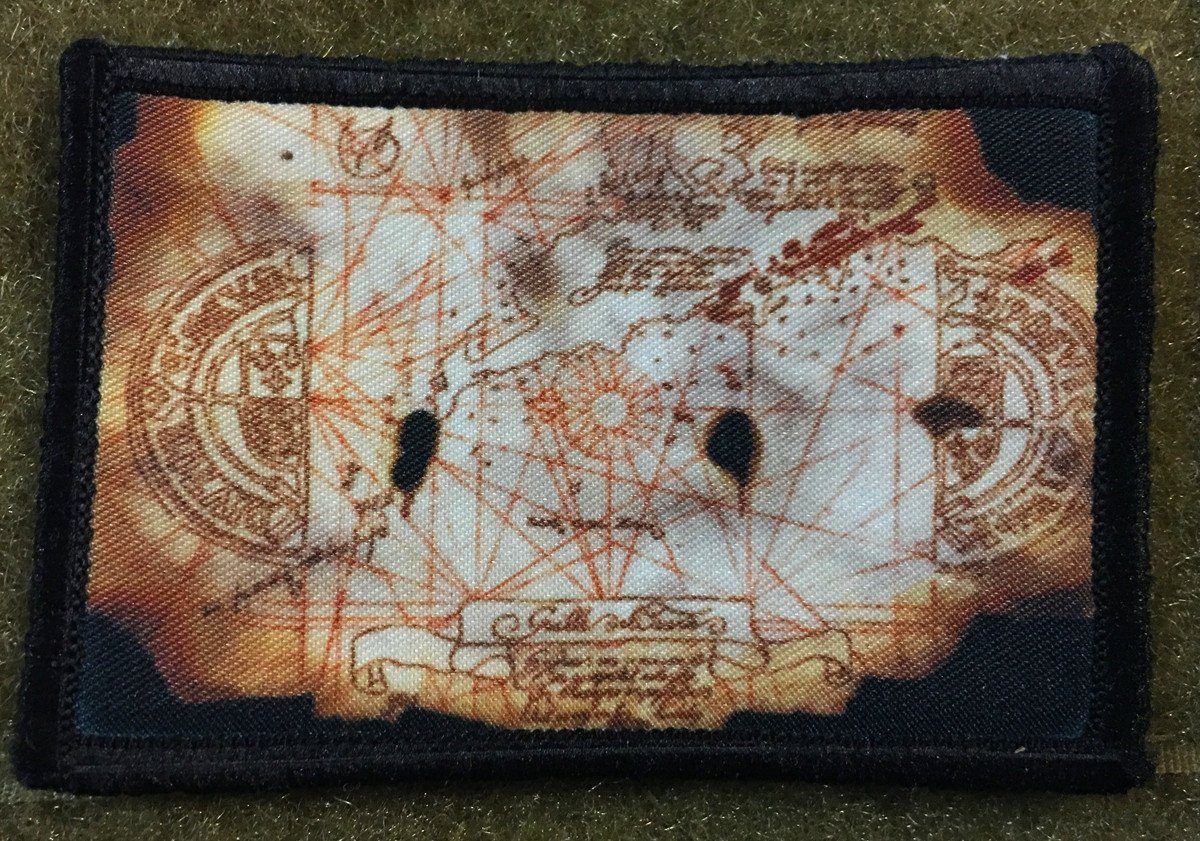 Goonies Movie Treasure Map Morale Patch Morale Patches Redheaded T Shirts