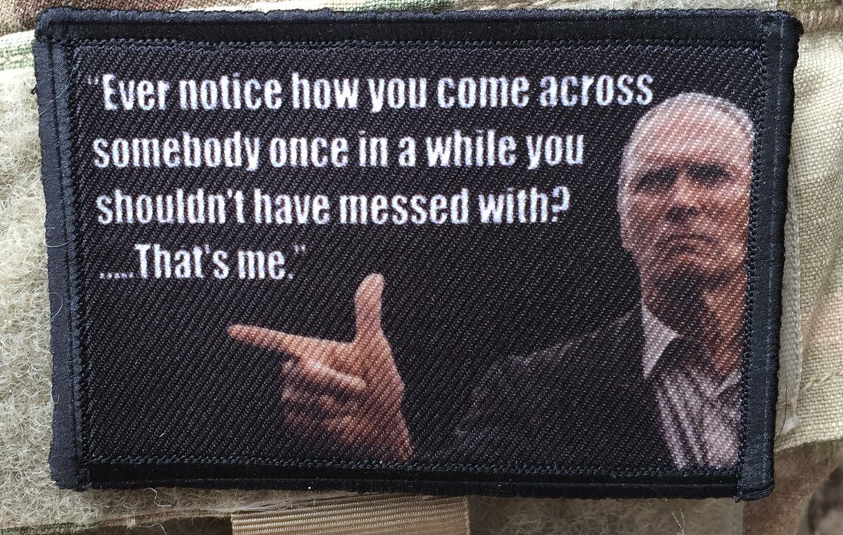 Gran Torino 'That's Me' Velcro Morale Patch Morale Patches Redheaded T Shirts
