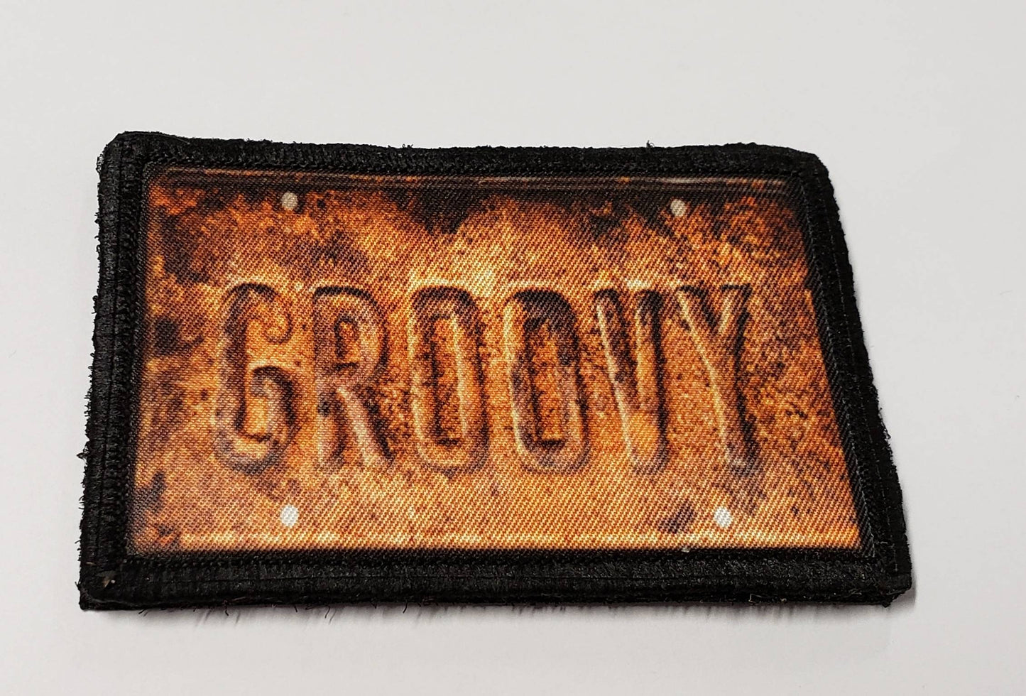 Groovy License Plate Ash Vs the Evil Dead Morale Patch Morale Patches Redheaded T Shirts