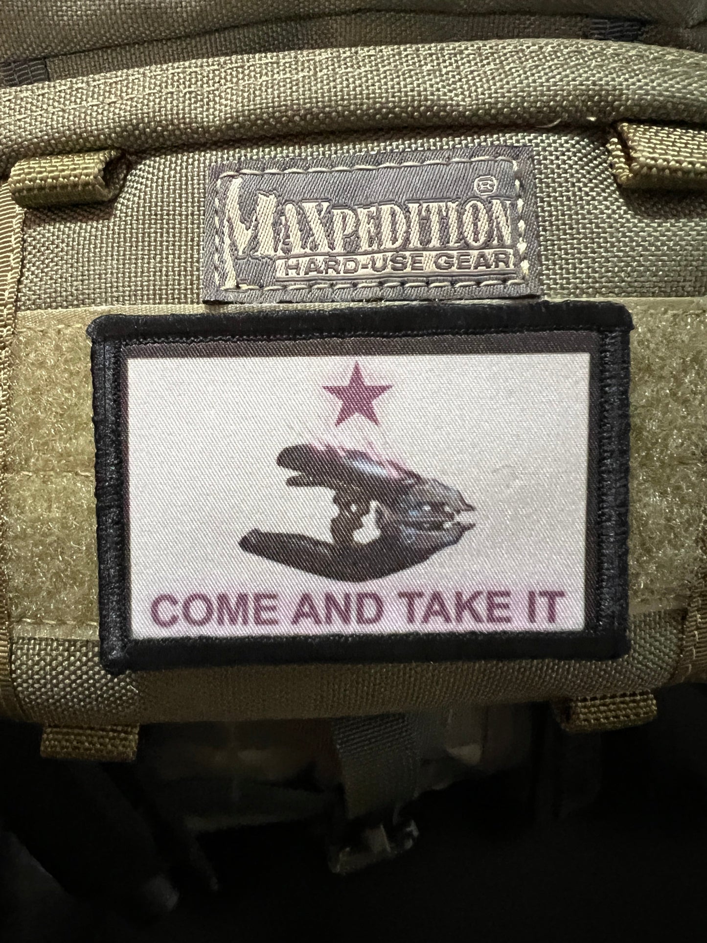 Halo Needler Come and Take It Morale Patch Morale Patches Redheaded T Shirts
